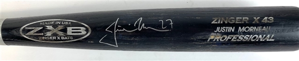 Justin Morneau Signed Baseball Bat (PSA/DNA)