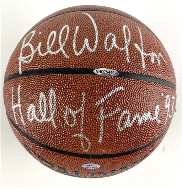 Bill Walton Signed & HOF Inscribed Spalding Basketball (Third Party Guaranteed)
