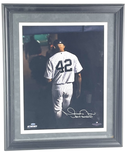 Mariano Rivera Signed 16" x 20" Framed Photo (Steiner)