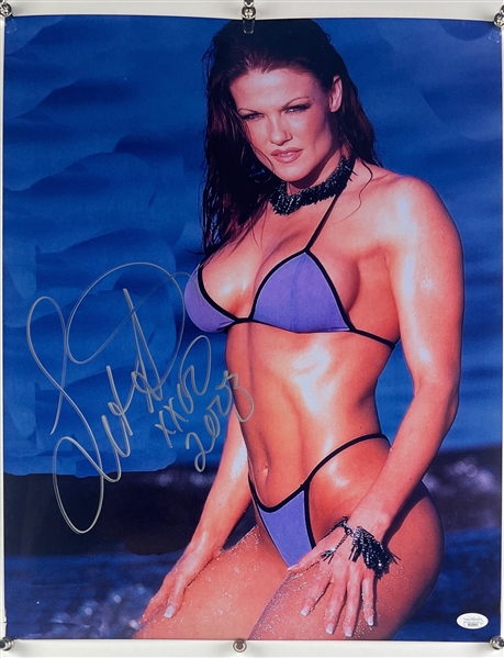 WWE: Lita Signed & Inscribed 16" x 20" Poster (JSA Sticker)