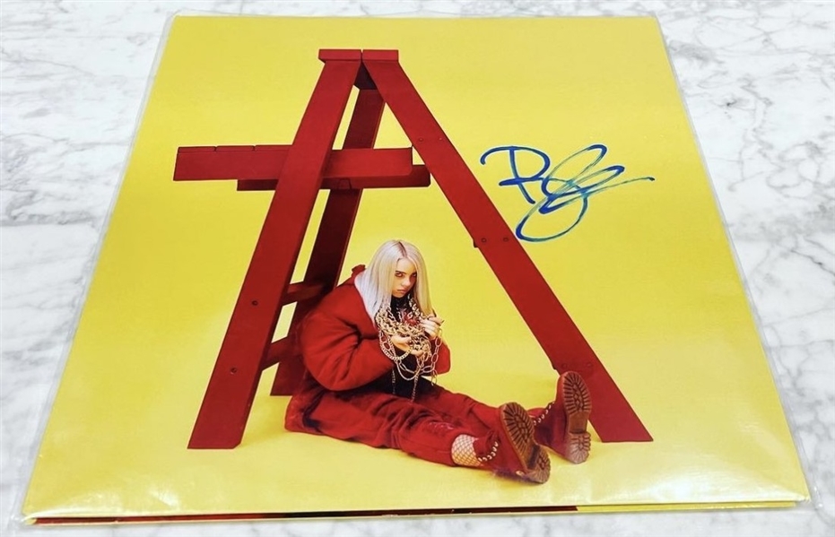 Billie Eilish Signed Debut Don't Smile at Me EP Album Record (Beckett/BAS Authentication)