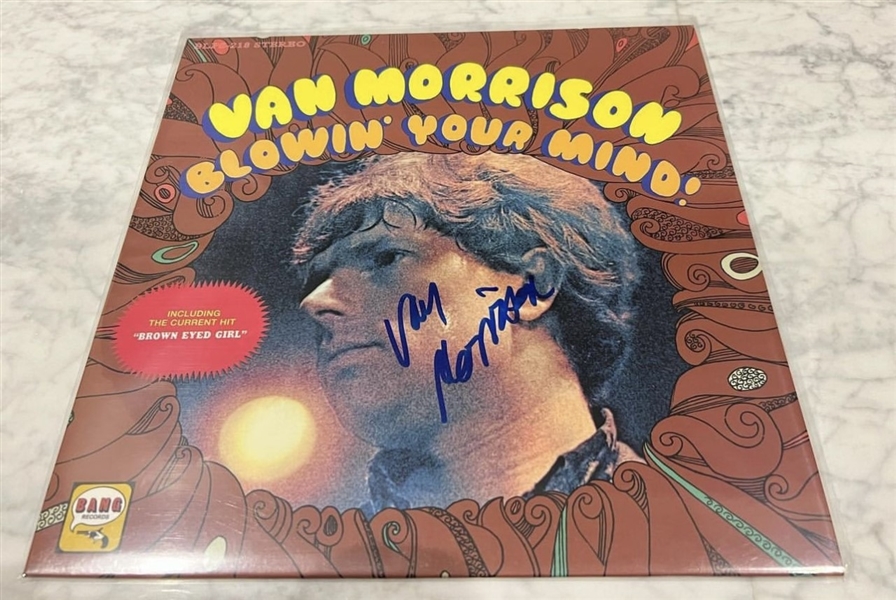 Van Morrison Signed Blowin’ Your Mind Album (Beckett/BAS Authentication