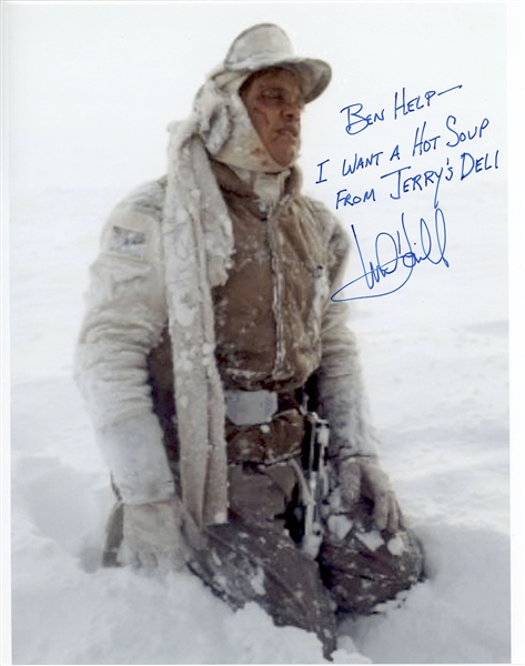 Star Wars: Mark Hamill w/ Quote Signed 8” x 10” Photo from “The Empire Strikes Back” (Third Party Guaranteed)