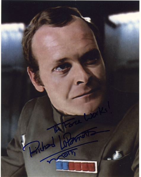 Star Wars: Richard LeParmentier “Admiral Motti” Signed 8” x 10” Photo from “A New Hope” (Third Party Guaranteed)