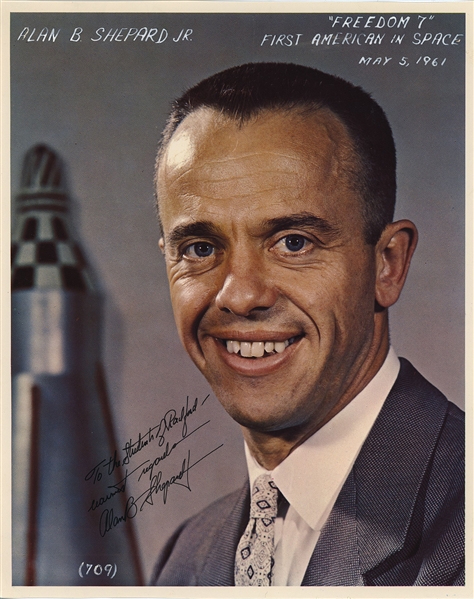 Mercury 7: Alan Shepard 8” x 10” Signed Photo (JSA LOA)