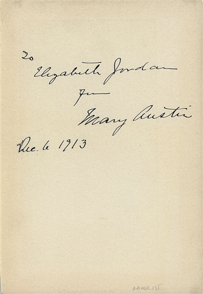 Mary Austin Signature (Beckett/BAS LOA) 