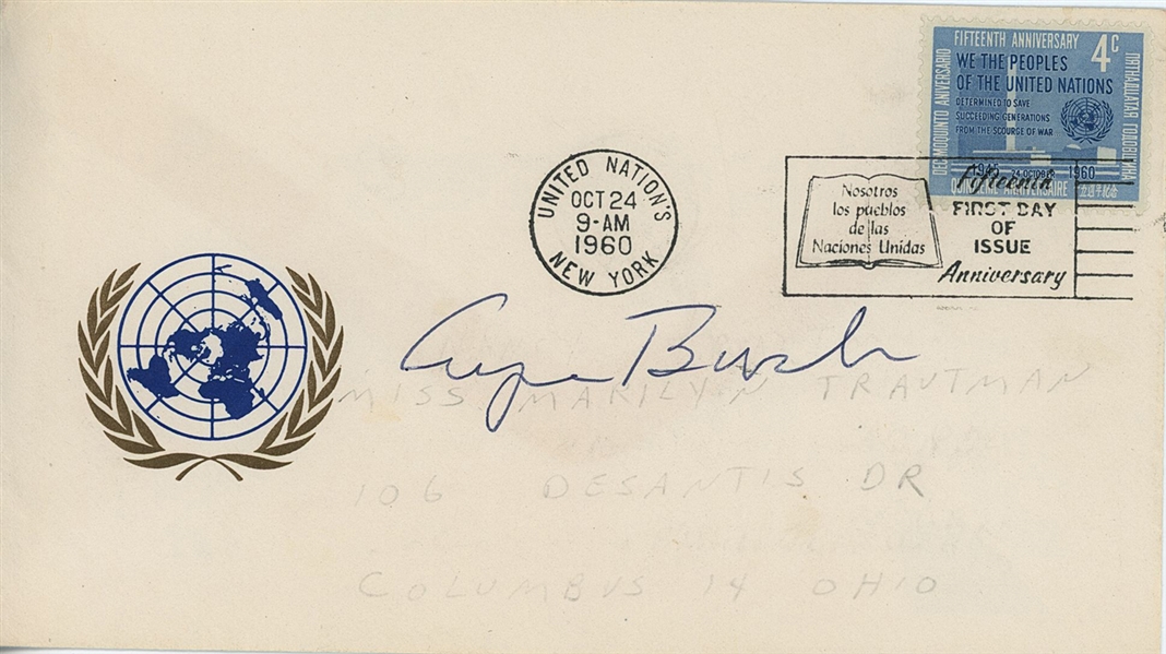 George H. W. Bush Signed Envelope (Beckett/BAS LOA)