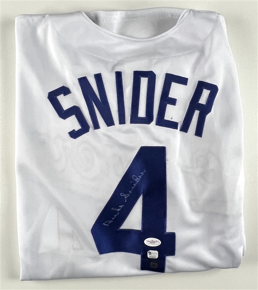 Duke Snider Signed Dodgers Jersey (JSA Sticker) 