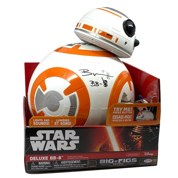 Star Wars: Brian Herring “BB-8” Signed Large “Big-Figs Deluxe” Toy (Celebrity Authentics COA) (Third Party Guaranteed)