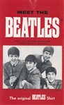 The Beatles Vintage Original “Meet the Beatles” Cardboard Shirt Hang Tag 