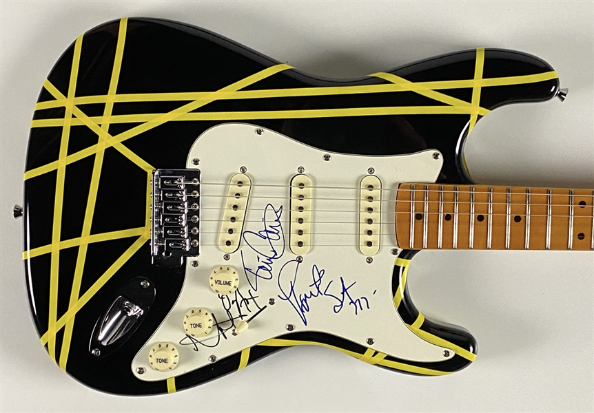 Stryper Group Signed Stratocaster-Style Electric Guitar (4 Sigs) (JSA LOA)