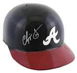 Chipper Jones Game Worn & Signed Batting Helmet :: Photomatched to Home Run Game (Resolution Photomatch & JSA LOAs)
