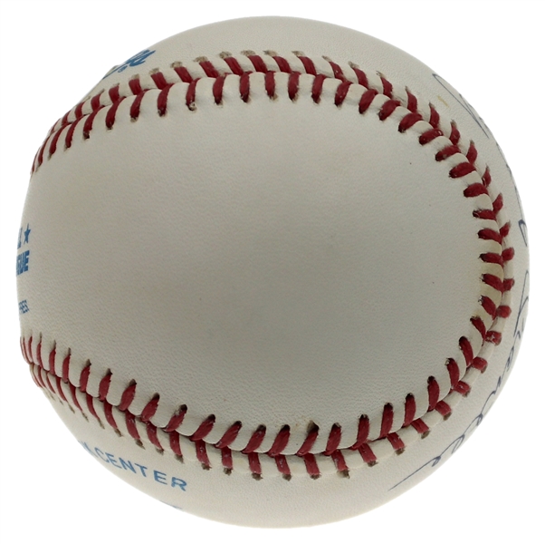 Mickey Mantle RARE Signed Official American League Gene Budig Baseball (PSA/DNA LOA)