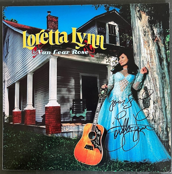 Loretta Lynn In-Person Signed “Van Lear Rose” Album Record (JSA Authentication)