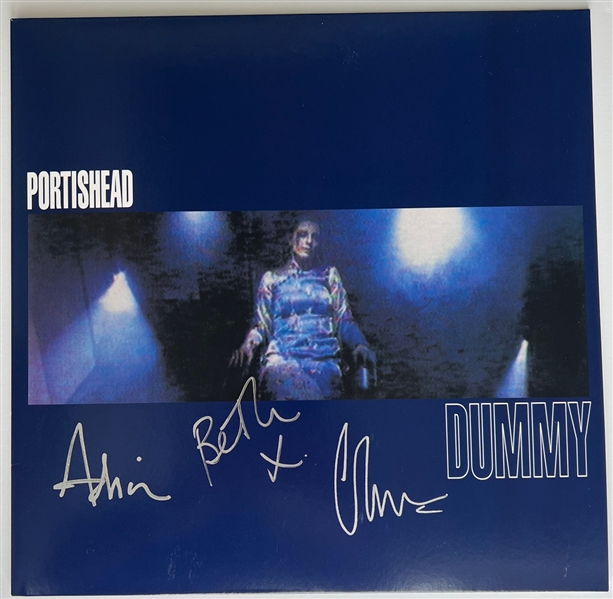 Portishead In-Person Group Signed “Dummy” Album Record (3 Sigs)(JSA Authentication)