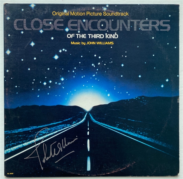 John Williams In-Person Signed “Close Encounters of the Third Kind” Album Record (JSA Authentication)