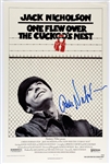 Jack Nicholson “One Flew Over the Cuckoos Nest” In-Person Signed 12” x 18” Poster (5x Oscar Winning Film) (JSA Authentication)