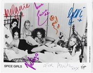 Spice Girls Group Signed 10” x 8” Publicity Photo (5 Sigs) (Roger Epperson/REAL LOA)  