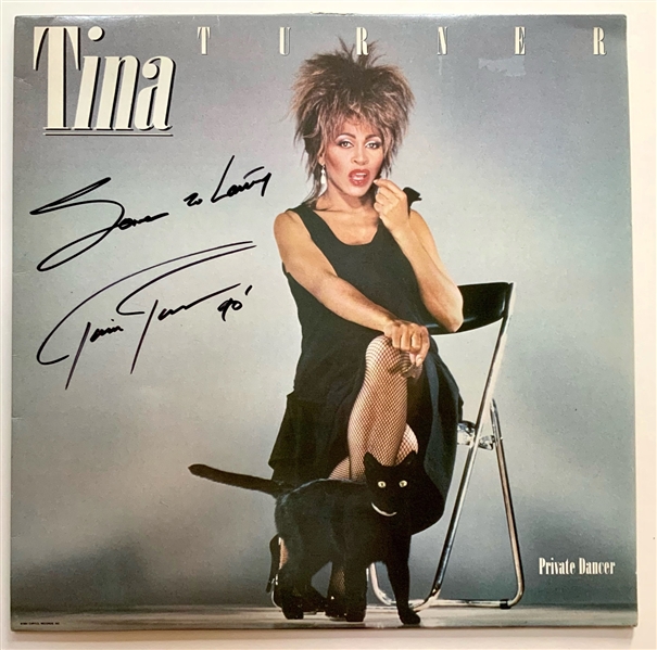 Tina Turner Signed “Private Dancer” Album Record (Roger Epperson/REAL LOA)  
