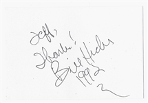 Bill Hicks Rare Comedian Signature on 6” x 4” Page (Third Party Guaranteed)