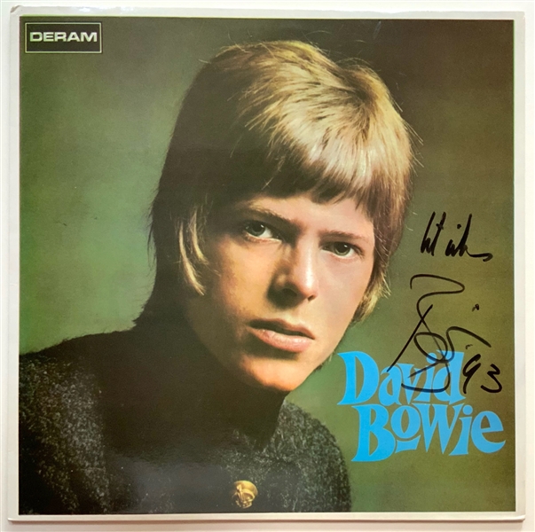 David Bowie Self-Titled Debut Signed “Deram” Album (Andy Peters Bowie Expert) 