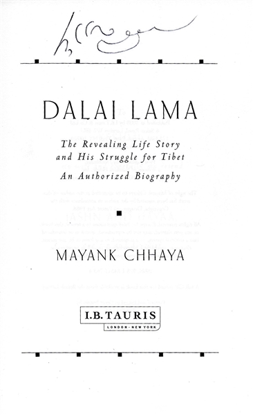 Dalai Lama Signed “The Revealing Life Story And His Struggle For Tibet” Book (Third Party Guaranteed)