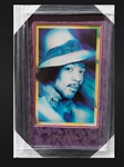 Jimi Hendrix Rare Lenticular 18” x 27” by Gered Mankowitz Expertly Framed 
