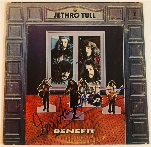 Jethro Tull: Ian Anderson In-Person Signed “Benefit” Album Record (John Brennan Collection) (Beckett/BAS Authentication)