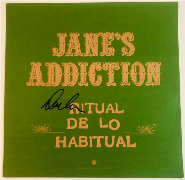 Jane’s Addiction: Dave Navarro In-Person Signed “Ritual De Lo Habitual” 12” x 12” Album Flat (John Brennan Collection) (Beckett/BAS Authentication)