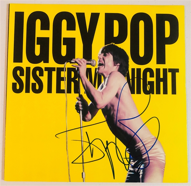 Iggy Pop In-Person Signed “Sister Midnight” Album Record (John Brennan Collection) (Beckett/BAS Authentication)