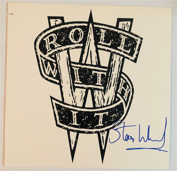 Steve Winwood In-Person Signed “Roll With It” Album Record (John Brennan Collection) (Beckett/BAS Authentication)