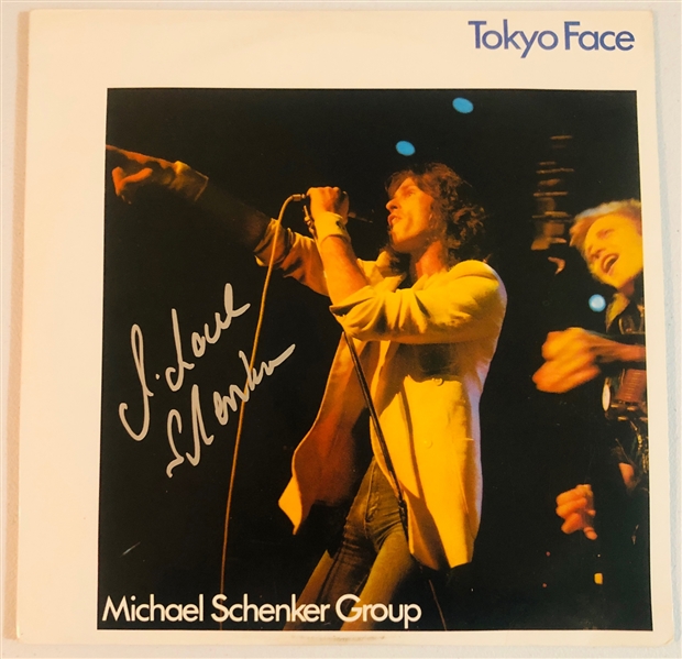 Michael Schenker In-Person Signed “Tokyo Face” Album Record (John Brennan Collection) (Beckett/BAS Authentication)