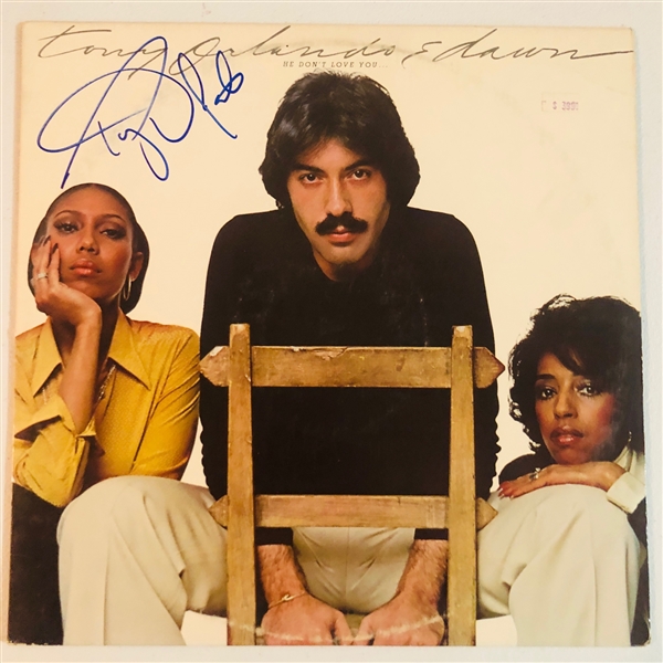 Tony Orlando In-Person Signed “He Don’t Love You” Album Record (John Brennan Collection) (Beckett/BAS Authentication)