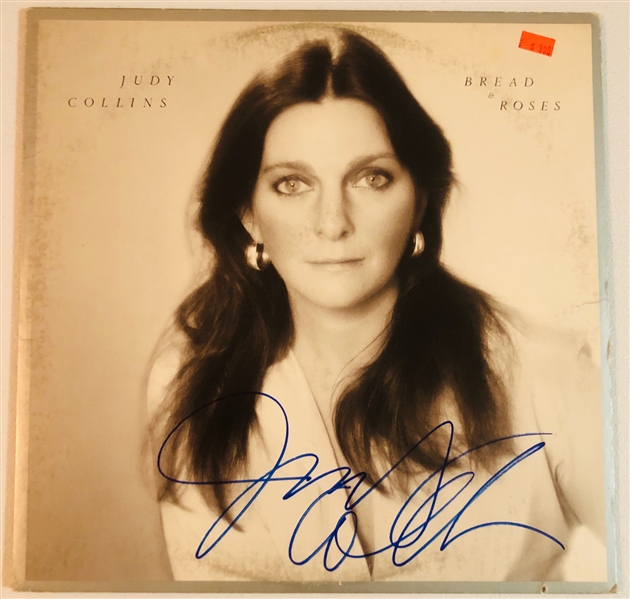 Judy Collins In-Person Signed “Bread Roses” Album Record (John Brennan Collection) (Beckett/BAS Authentication)