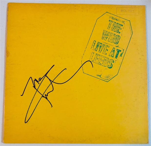 The Who: Pete Townshend In-Person Signed “Live at Leeds” Album Record (John Brennan Collection) (Beckett/BAS Authentication)