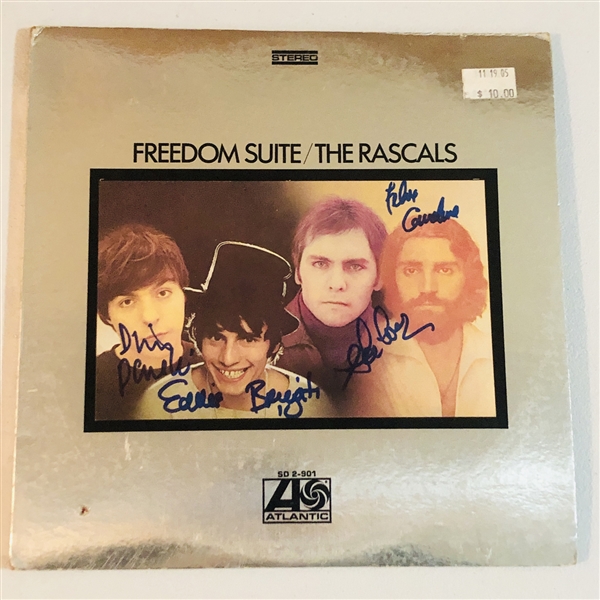 The Rascals In-Person Group Signed “Freedom Suite” Album Record (4 Sigs)(John Brennan Collection) (JSA Authentication)