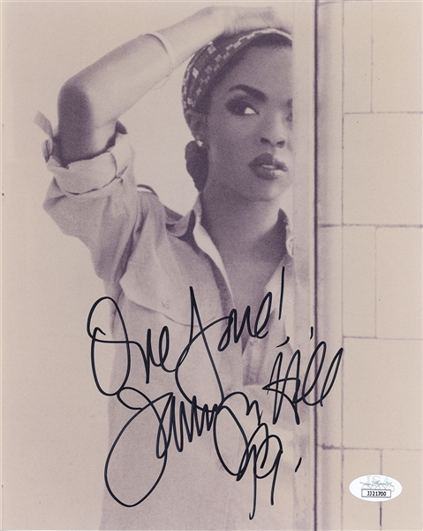 Lauryn Hill 8” x 10” Signed Photo (John Brennan Collection) (JSA Authentication)