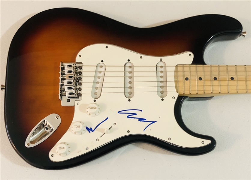 Velvet Underground: Reed & Yule In-Person Signed Stratocaster-Style Electric Guitar (John Brennan Collection) (JSA Authentication)