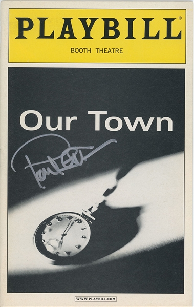 Paul Newman In-Person Signed “Our Town” Playbill (John Brennan Collection) (Beckett/BAS Authentication)