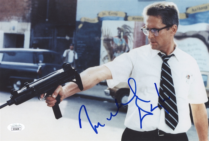 Michael Douglas 12” x 8” In-Person Signed Photo (John Brennan Collection) (JSA Sticker)