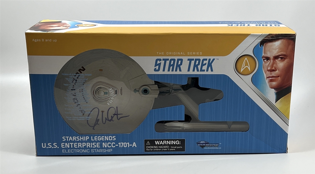 Star Trek: William Shatner Signed “USS Enterprise” Electric Starship Toy (Celebrity Authentics) (Third Party Guaranteed)
