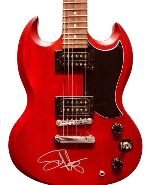 Van Halen: Sammy Hagar “The Red Rocker" Signed Red Epiphone Electric Guitar (Third Party Guaranteed)