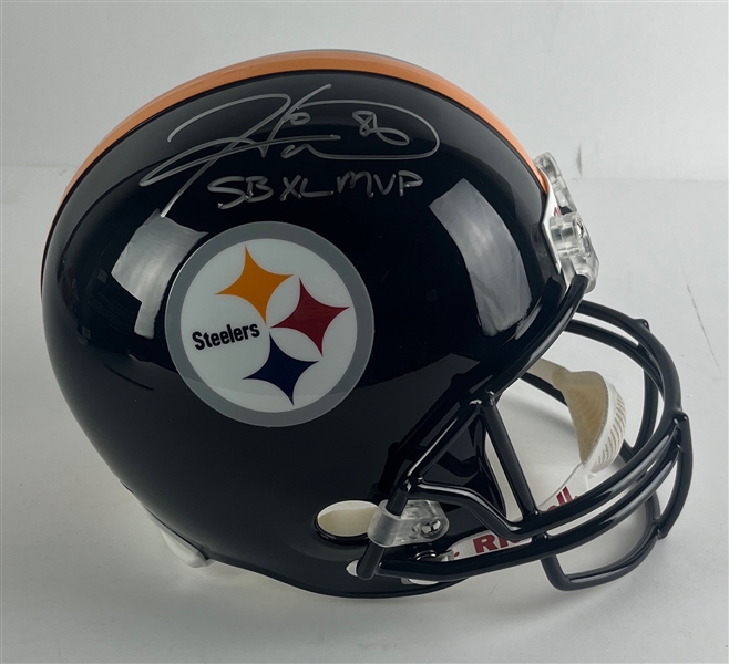 Hines Ward Signed Pittsburgh Steelers Full-Sized Helmet (JSA Witnessed)