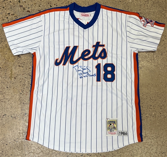 Darryl Strawberry Signed New York Mets Cooperstown Jersey (TriStar)