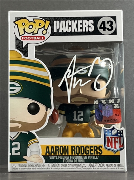 Aaron Rodgers Signed Packers Funko Pop #43 (PSA/DNA)