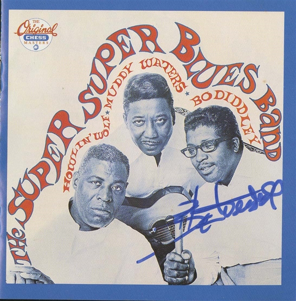 Bo Diddley Signed Super Blues Band CD (ACOA)