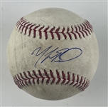 Mookie Betts Game Used & Signed OML Baseball :: Used 7-07-2022 CHI vs. LAD :: Ball Pitched to Betts & Betts 2-HR Game (PSA/DNA & MLB Hologram)