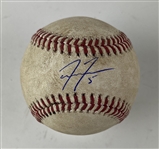 Freddie Freeman Game Used & Signed OML Baseball :: Used 7-21-2022 SFG vs. LAD :: Ball Pitched to Freeman (PSA/DNA & MLB Hologram)