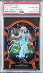 Justin Herbert Signed 2020 Panini Select Rookie Card with "2020 NFL OROY" Inscription (PSA/DNA Encapsulated)