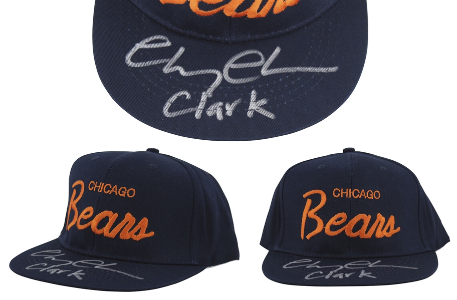 Vacation: Chevy Chase Signed Chicago Bears Hat with "Clark" Inscription (Beckett/BAS)